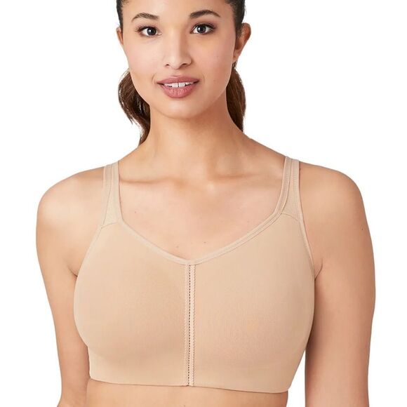 Wacoal Casual Beauty Wire-Free beige Bra size 38F (38DDD) - Picture 1 of 5